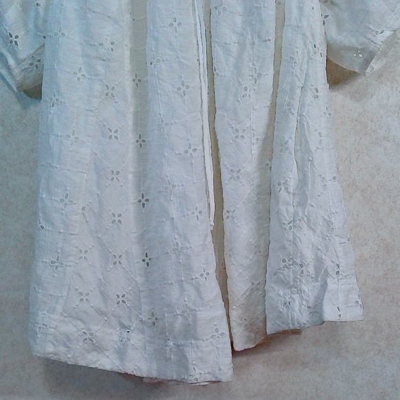 NWT Free People Bop Around Mini Romper,Clean Ivory/White Eyelet,Lining,SzSmall - Picture 4 of 11